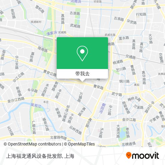 上海福龙通风设备批发部地图