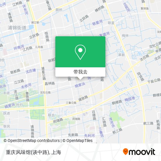 重庆风味馆(谈中路)地图