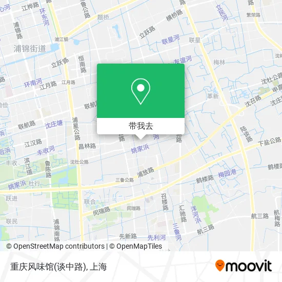 重庆风味馆(谈中路)地图