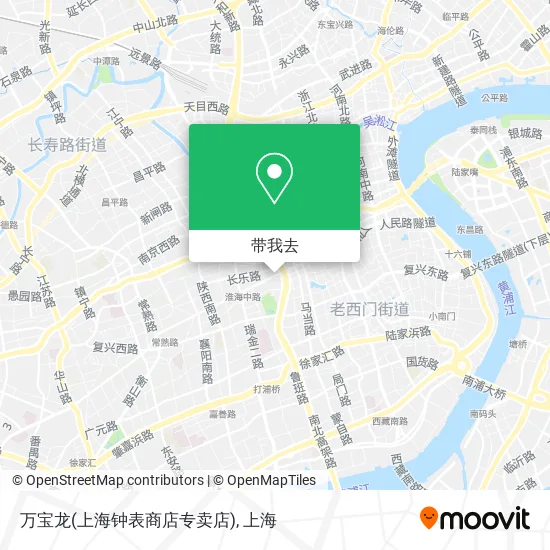 万宝龙(上海钟表商店专卖店)地图