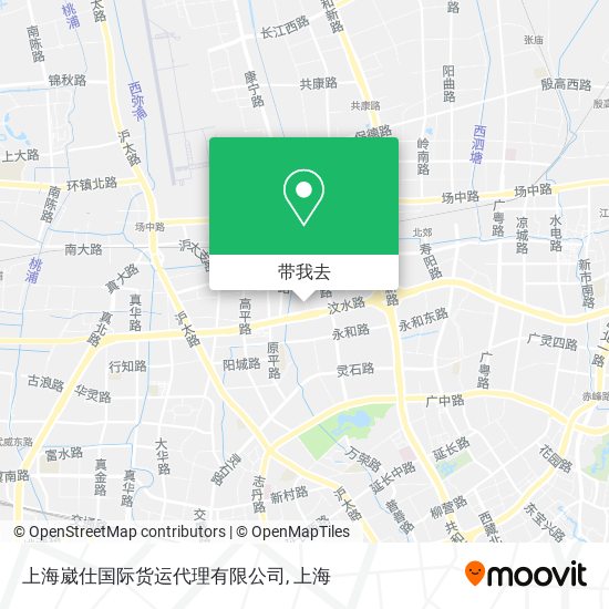 上海崴仕国际货运代理有限公司地图