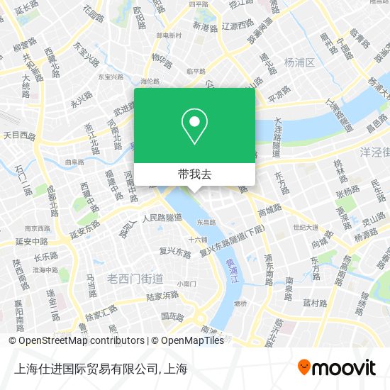 上海仕进国际贸易有限公司地图