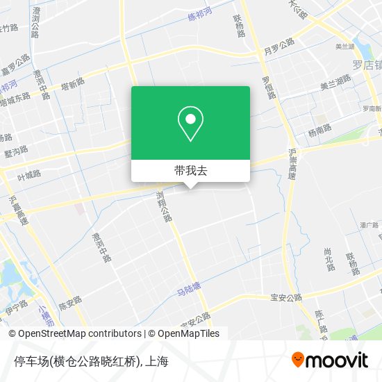 停车场(横仓公路晓红桥)地图