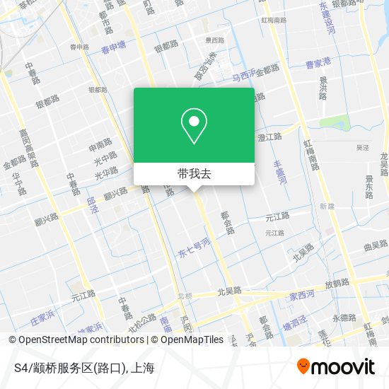 S4/颛桥服务区(路口)地图