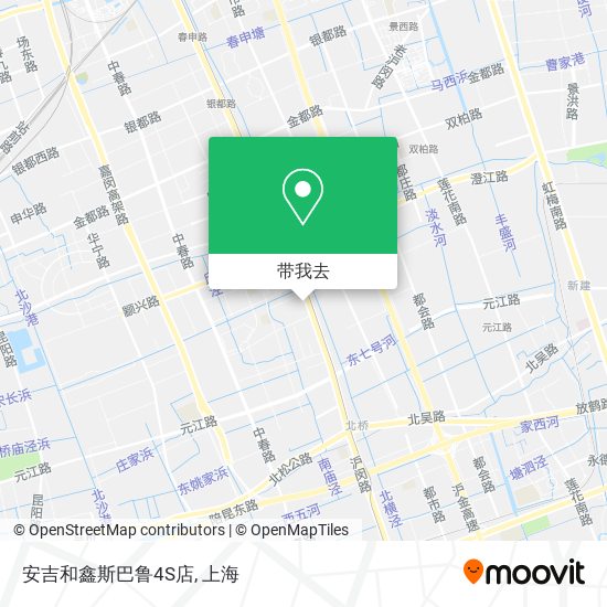 安吉和鑫斯巴鲁4S店地图