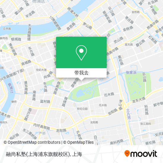 融尚私塾(上海浦东旗舰校区)地图