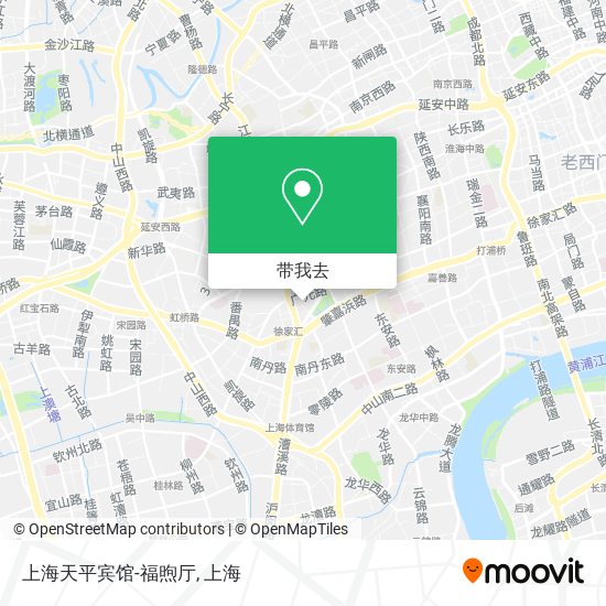 上海天平宾馆-福煦厅地图