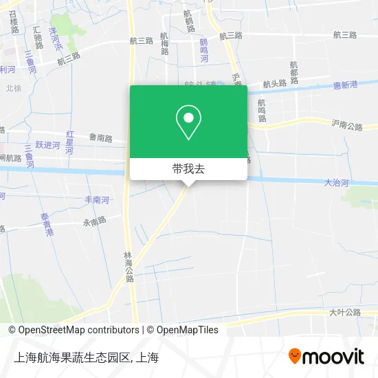上海航海果蔬生态园区地图