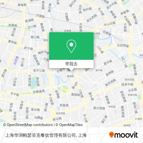 上海华润帕瑟菲克餐饮管理有限公司地图