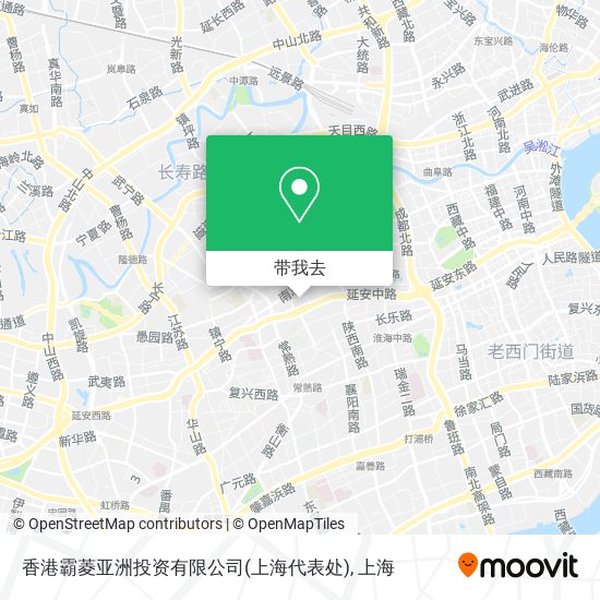 香港霸菱亚洲投资有限公司(上海代表处)地图