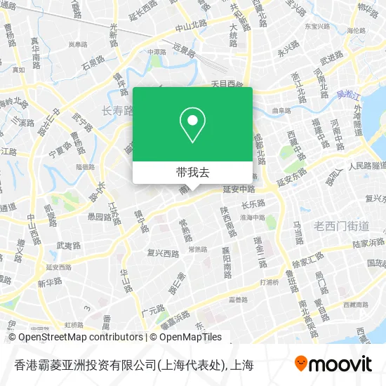香港霸菱亚洲投资有限公司(上海代表处)地图