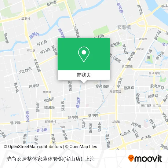 沪尚茗居整体家装体验馆(宝山店)地图