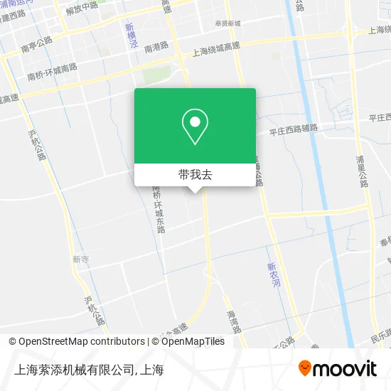 上海萦添机械有限公司地图