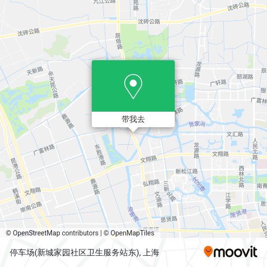 停车场(新城家园社区卫生服务站东)地图