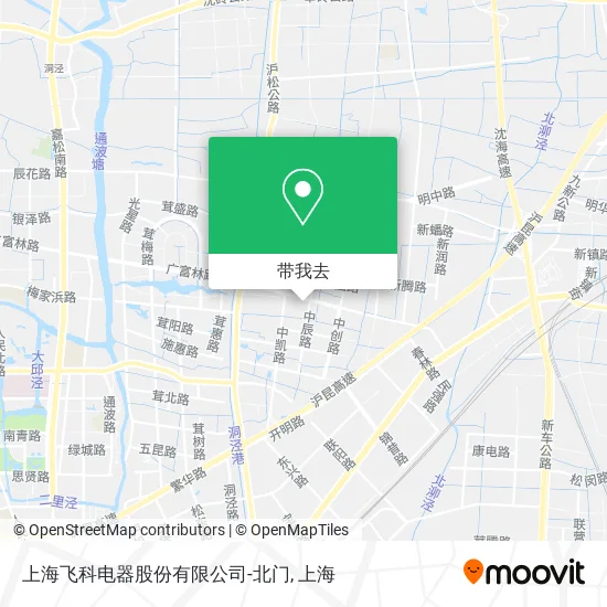上海飞科电器股份有限公司-北门地图
