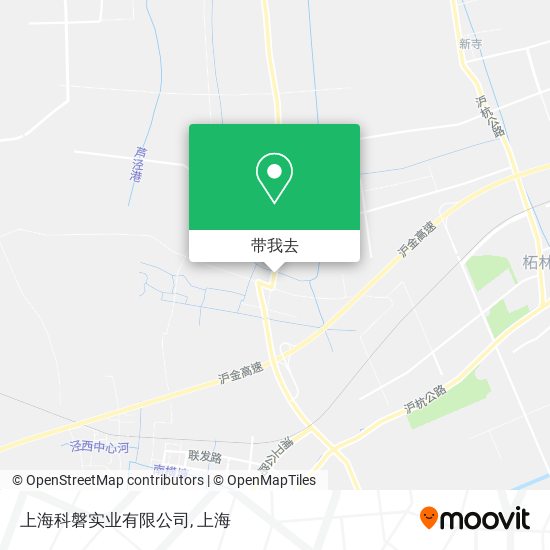 上海科磐实业有限公司地图