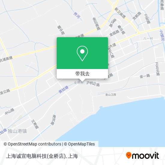 上海诚宣电脑科技(金桥店)地图