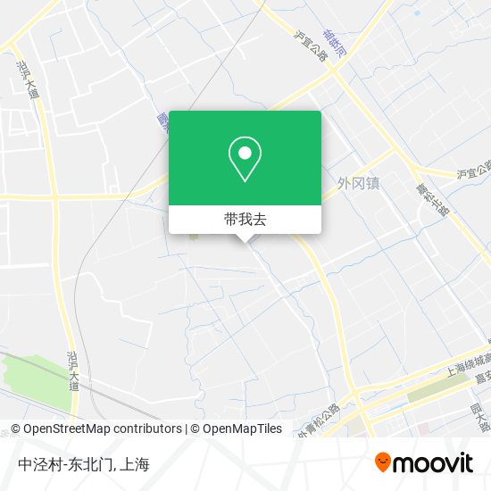 中泾村-东北门地图