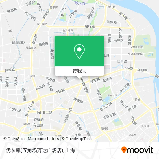 优衣库(五角场万达广场店)地图