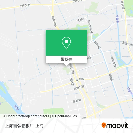 上海吉弘箱板厂地图