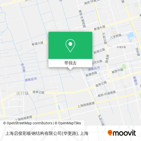 上海启俊彩板钢结构有限公司(华更路)地图