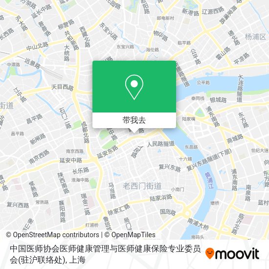 中国医师协会医师健康管理与医师健康保险专业委员会(驻沪联络处)地图