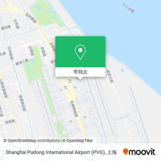 Shanghai Pudong International Airport (PVG)地图