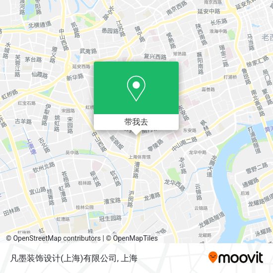 凡墨装饰设计(上海)有限公司地图