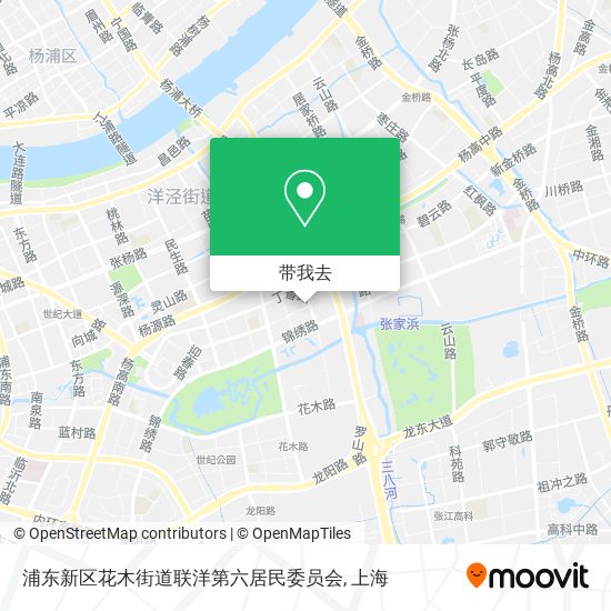 浦东新区花木街道联洋第六居民委员会地图
