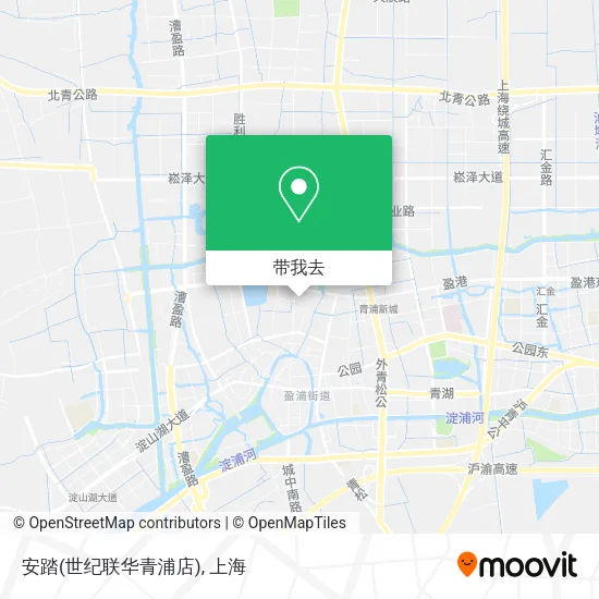 安踏(世纪联华青浦店)地图