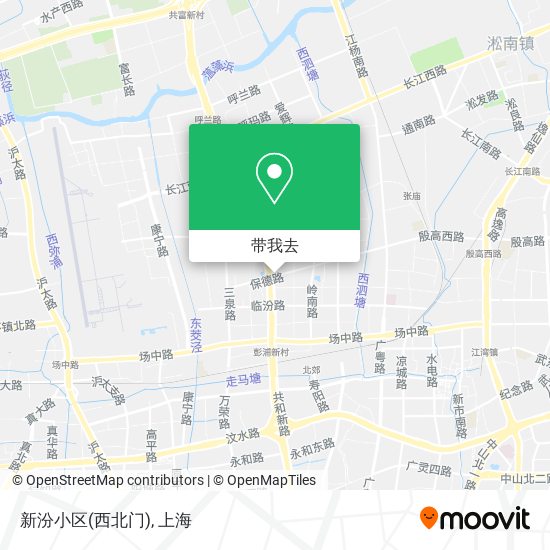 新汾小区(西北门)地图