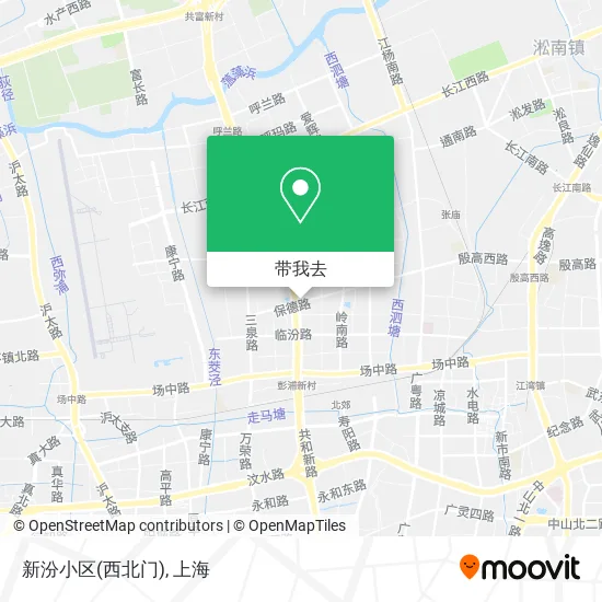 新汾小区(西北门)地图