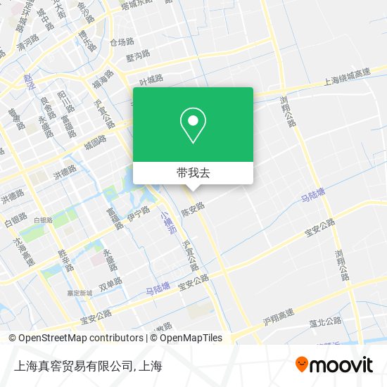 上海真窖贸易有限公司地图