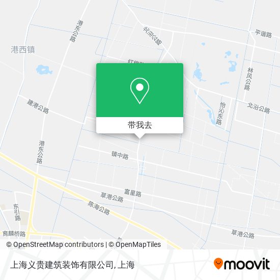 上海义贵建筑装饰有限公司地图