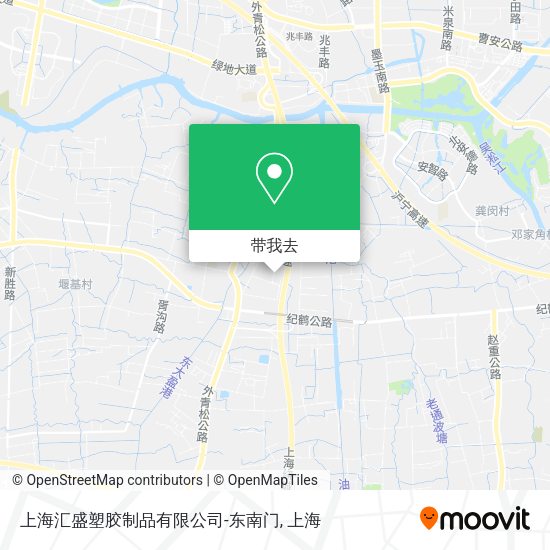 上海汇盛塑胶制品有限公司-东南门地图