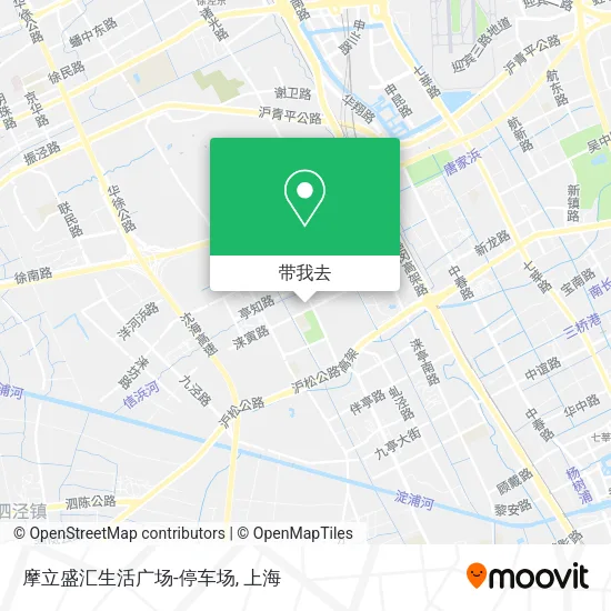 摩立盛汇生活广场-停车场地图