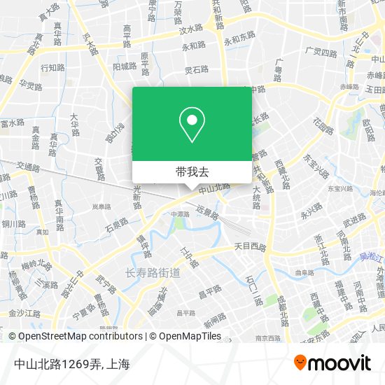 中山北路1269弄地图