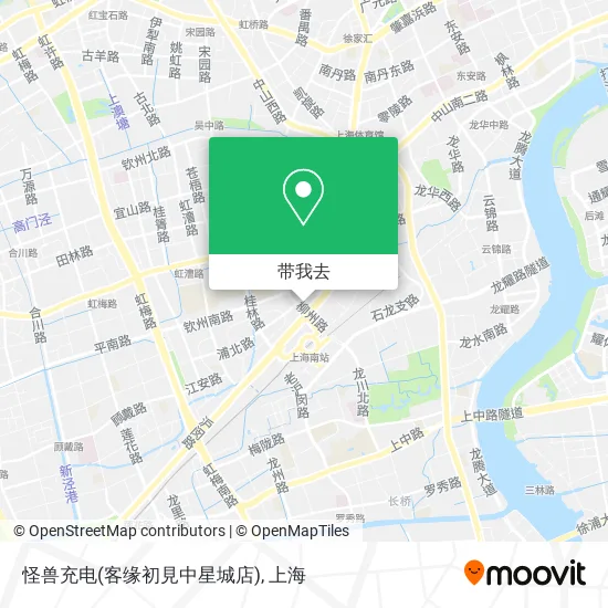 怪兽充电(客缘初見中星城店)地图