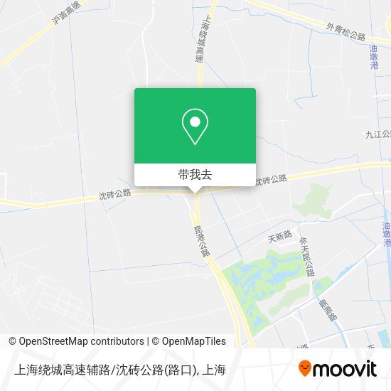 上海绕城高速辅路/沈砖公路(路口)地图