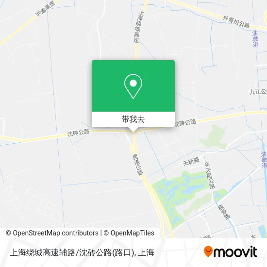 上海绕城高速辅路/沈砖公路(路口)地图