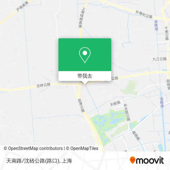 天南路/沈砖公路(路口)地图