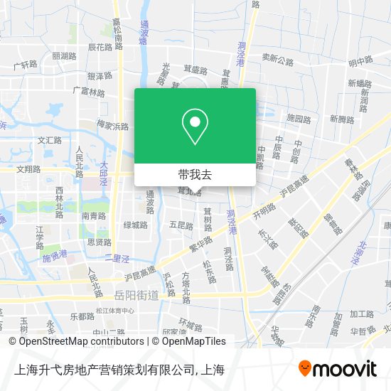 上海升弋房地产营销策划有限公司地图