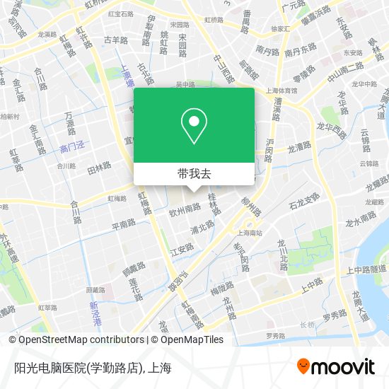 阳光电脑医院(学勤路店)地图