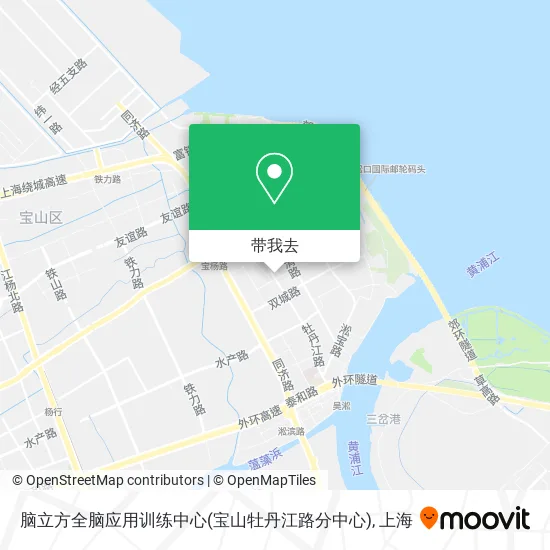 脑立方全脑应用训练中心(宝山牡丹江路分中心)地图