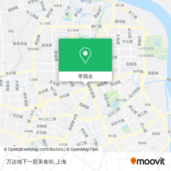 万达地下一层美食街地图