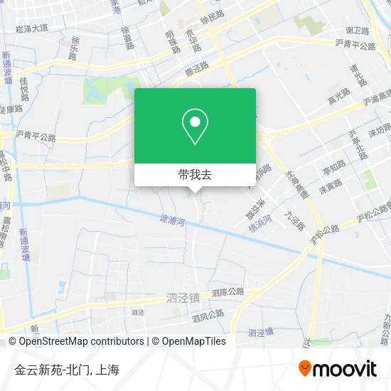 金云新苑-北门地图