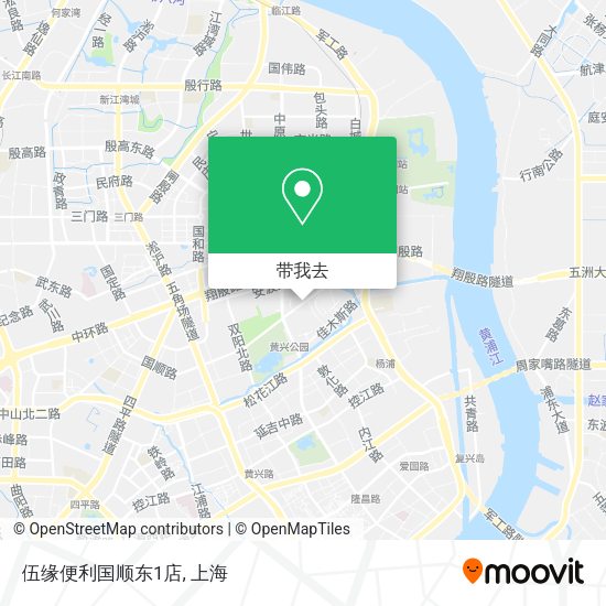 伍缘便利国顺东1店地图