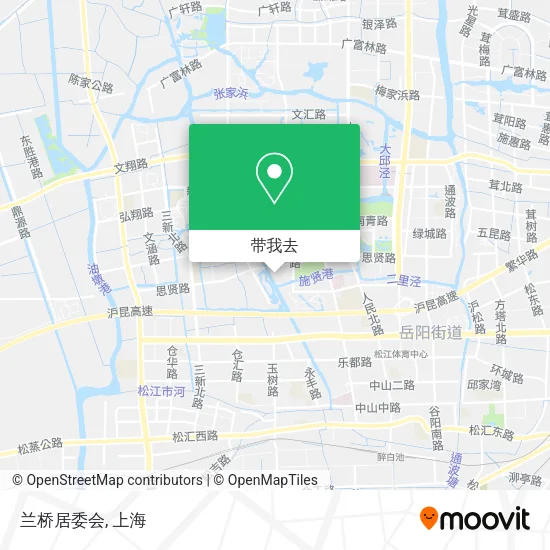 兰桥居委会地图