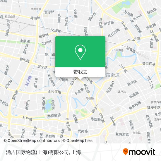 涌吉国际物流(上海)有限公司地图