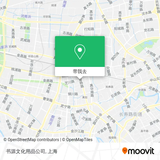 书源文化用品公司地图